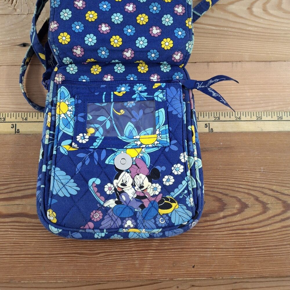 Disney Parks Vera Bradley Crossbody Bag Mickey And Minnie Mouse - Picture 3 of 5